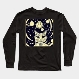 Space cat Long Sleeve T-Shirt